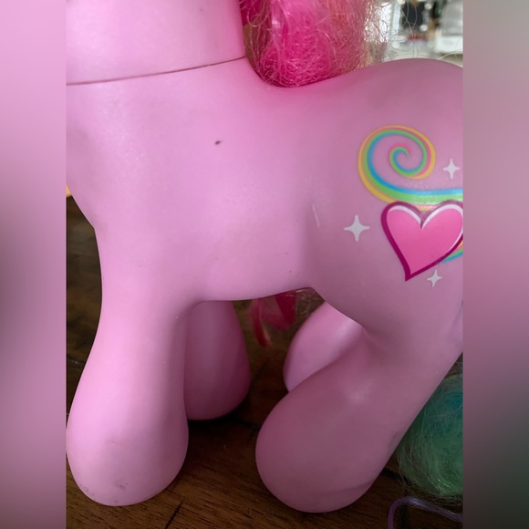 My Little Pony G3 RARITY the Unicorn 9" 2005 Rainbow Hair Pink. Skywishes - Picture 8 of 10